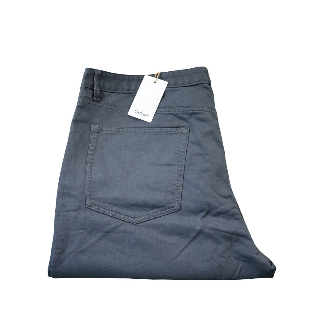 Quince Gray Cotton 5 Pocket Mens Pant Size 40X34 NWT